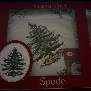 Plastic Christmas plate